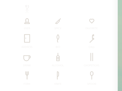 Resto icons brand brand book branding guidelines icon identity logo pattern