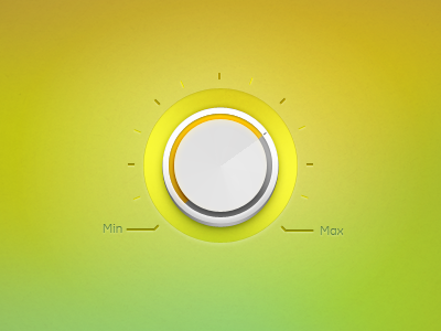 Volume Control - Practice applicatiopn button clean knob practice simple ui volume control