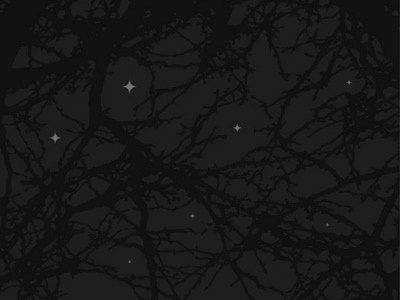 Another Xmas Reject night stars trees