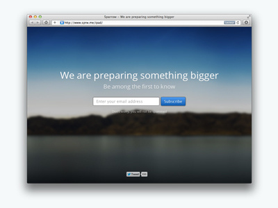 Sparrow iPad Teaser app ipad sparrow teaser teasing