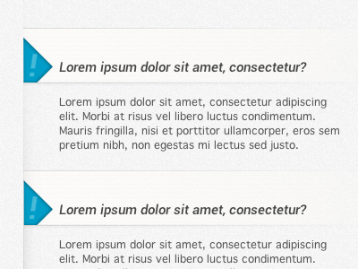 List Items interface list items web