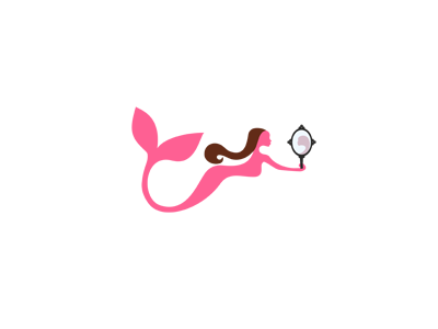 Beauty beauty brand branding communication agency design identity logo logo design logo designer mirror pavel surovy siren symbol tail water woman