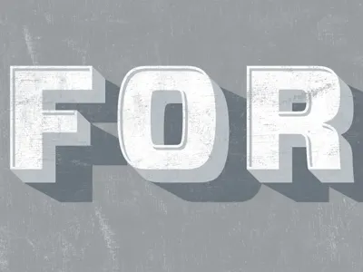 For! illustration letters stuff typography