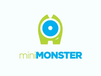 miniMONSTER branding identity logo