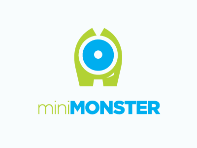 miniMONSTER branding identity logo