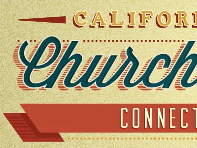 Osl Church Banner church noise retro text type