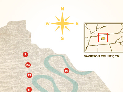 Map compass map