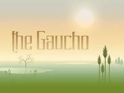 Pampas games illustration minimalism pampas ps vector