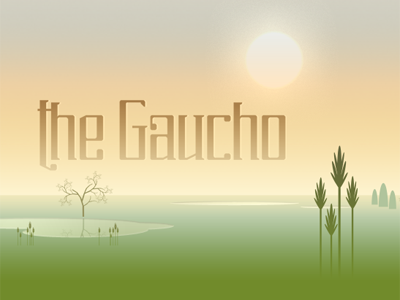 Pampas games illustration minimalism pampas ps vector