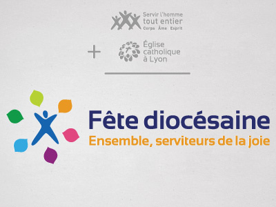 Christian event logo logo logotype religious