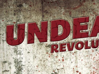 Undead Revolution blood blood splater concrete dirty facebook facebook timeline grunge