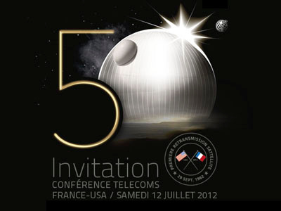 Invitation France USA communication french illustration telecom usa visual