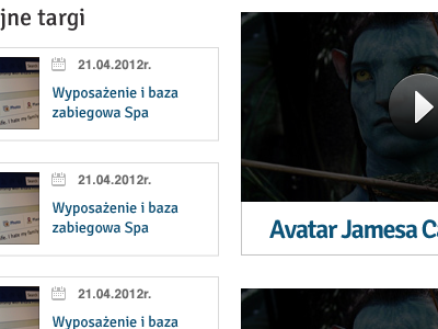 News & Video Player news player re design video video player