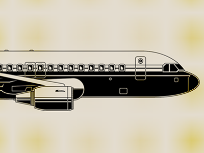 Airplane for Wired Italy airplane goran illustration marco romano plane wired