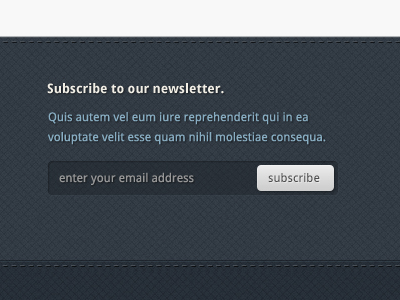 subscribe background blue checks dark design dribbble news newsletter rss stitch subscribe web