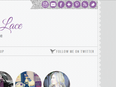 Glitter and Lace blog design genesis premade theme wordpress