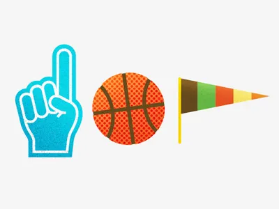 Icons 2d animation basketball broadcast flag icons nick jr nickelodeon sports texture