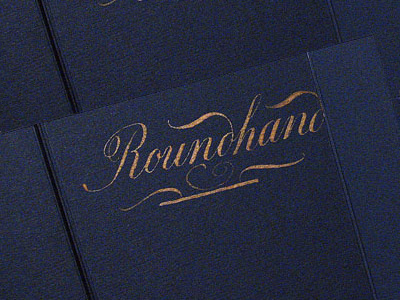 Roundhand. calligraphy handwriting