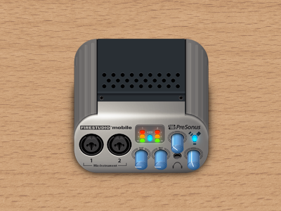 Presonus Firestudio Mobile app firestudio icon illustration illustrator ios mobile presonus