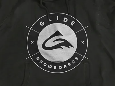 Glide Hoody branding clothing glide hoody print snowboards