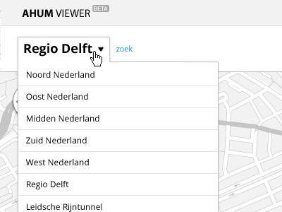 Selector clean dropdown dutch hover maps ui webapp