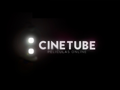 Cinetube Logo cinema film logo logotype movies projector
