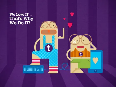 IT Geeks geeks illustration it keyboard phone