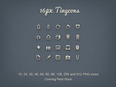 16px Tinycons Preview balloon building camera coffee document icon illustration map mouse pencil pixel pointer presentation preview refresh small sound stop test tinycons tool tube vector watch web