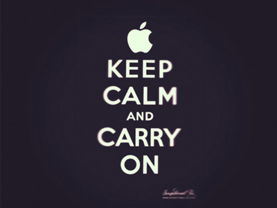 Steve Jobs Tribute apple keep calm macintosh steve jobs tribute typography