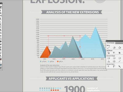 Working on some new info graphics... (In development 5) bar chart blue chart info graphics infographics light blue orange texture web