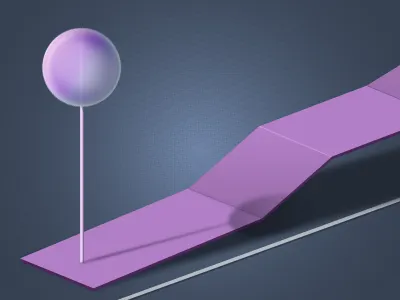 Infographic - Experience 3d glass graph infographic shadow texture timeline visualization