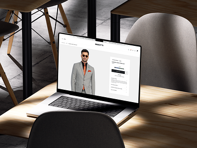 Bigotti Product View app cart checkout design ecommerce elegant icon shopping suit ui ux website