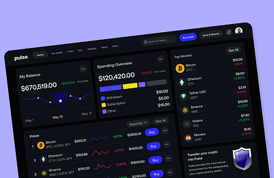 Pulse Dashboard ui