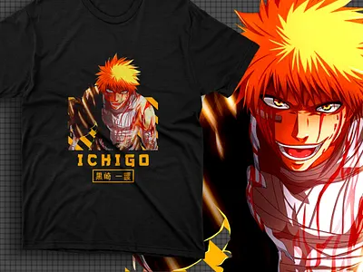 Ichigo Kurosaki Designs anime anime design anime designs anime tshirt bleach bleach designs bleach ichigo design design ichigo ichigo ichigo bleach ichigo design ichigo designs ichigo kurosaki ichigo tshirt illustration otaku otaku store tshirt design