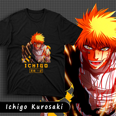 Ichigo Kurosaki Designs anime anime design anime designs anime tshirt bleach bleach designs bleach ichigo design design ichigo ichigo ichigo bleach ichigo design ichigo designs ichigo kurosaki ichigo tshirt illustration otaku otaku store tshirt design