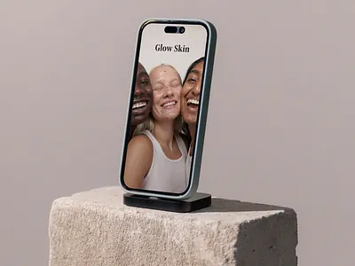 Glow Skin - Skincare App app design skincare app design ui ux