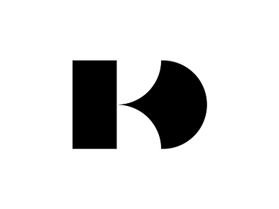 KD / DK monogram abstract brand brand identity brand mark branding creative design dk dk monogram identity kd kd monogram lettermark logo logo design logo mark minimal monogram negative space simple