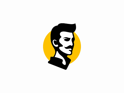 Man With Moustache Logo