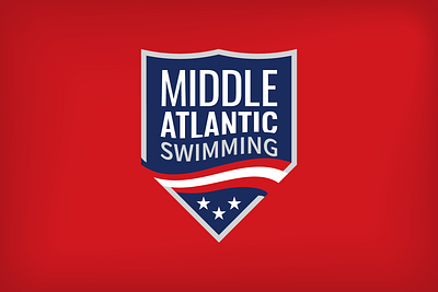 Middle Atlantic Swimming Primary athletics branding club sports delaware design identity logo new jersey olympics pennsylvania philadelphia sports swimming team sports water