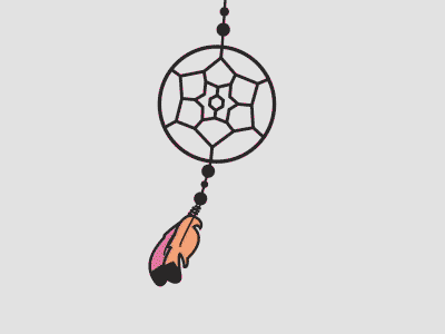 Dreamcatcher [Animated] animation blowing catcher dream dreamcatcher gif wind