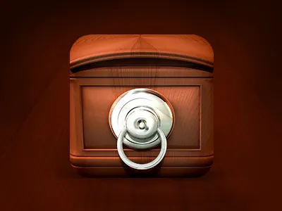 My Drawer App Icon app chest chrome handle drawer icon mocura wooden