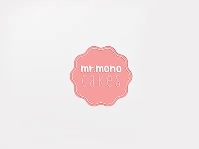 MrMono Cakes cakes cupcakes logo logotipe mono monterrey mrmono pasteles pastelitos zuñiga