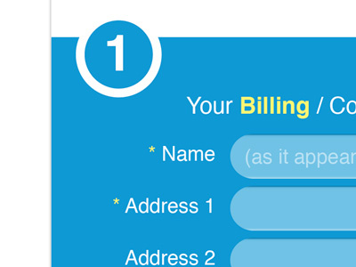 Billing 1 ecommerce form one step steps