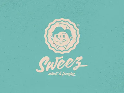 Sweez - Sweet & Freezing branding candy freezing gelato ice cream logo sweet