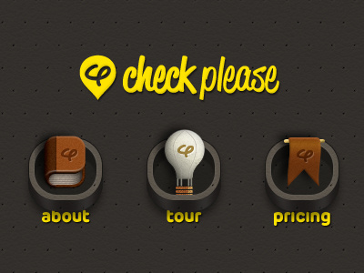 check please - navigation icons balloon book icon navigation tag