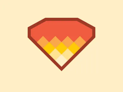 Diamond / Horizon / Cigarette - V4 cigarette company diamond horizon identity logo orange shade tango yellow