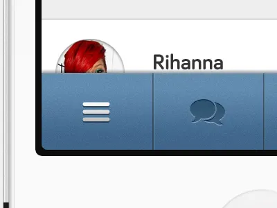 Menu Bar Blues ios iphone menu mobile navigation ui user interface
