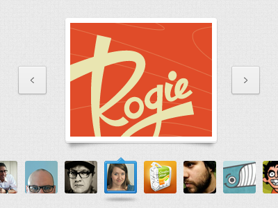 Mini Stuff dribbble players shots slider work