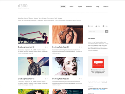 theme design clean design dribbble minimal portfolio theme theme design web white works