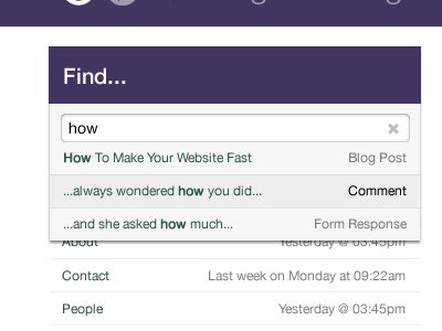 'Find' from the dash blog find global perch search ui